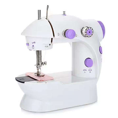 WENMILY Portable Sewing Machine Mini Sewing Machine Two-Wire Two-Speed Pedaling Mini Size