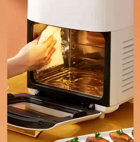 GAESHOW Air Fryer, Hot Air Fryer with Digital LED Touch Screen, 15L 3-Layer Fryer without Oil, 2-in-
