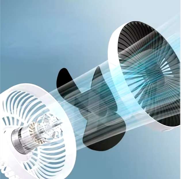 12-hour timer adjustable fresh air circulation fan for whole room