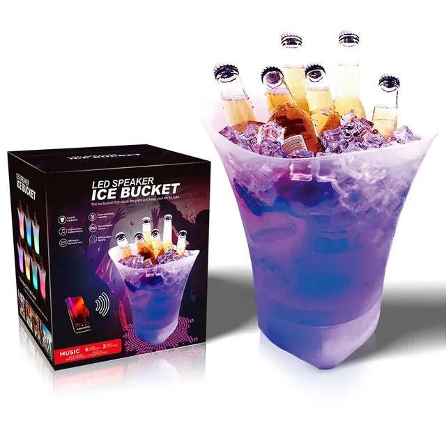 Multifunctional Bluetooth speaker atmosphere light ice bucket LED light beer ice bucket