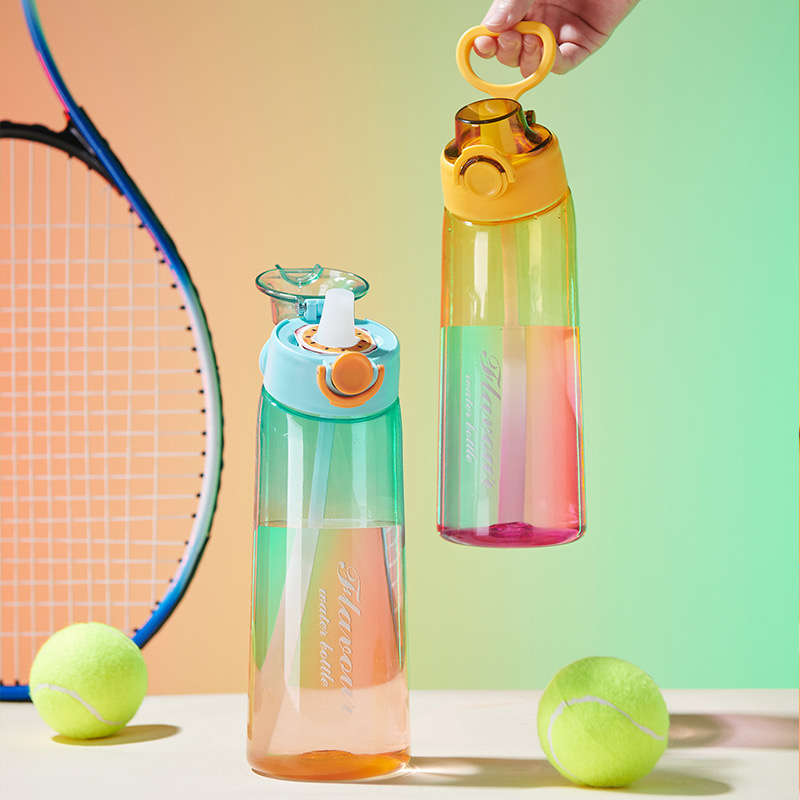 Flavor Infused Hydration Water Bottle with Flavor Pod 900ml