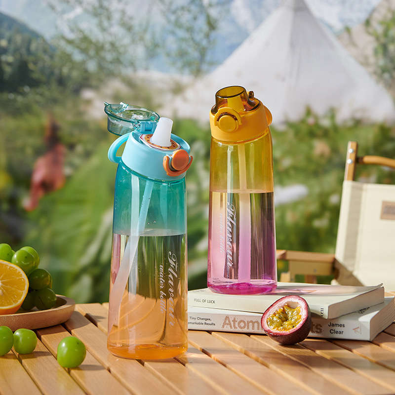 Flavor Infused Hydration Water Bottle with Flavor Pod 900ml