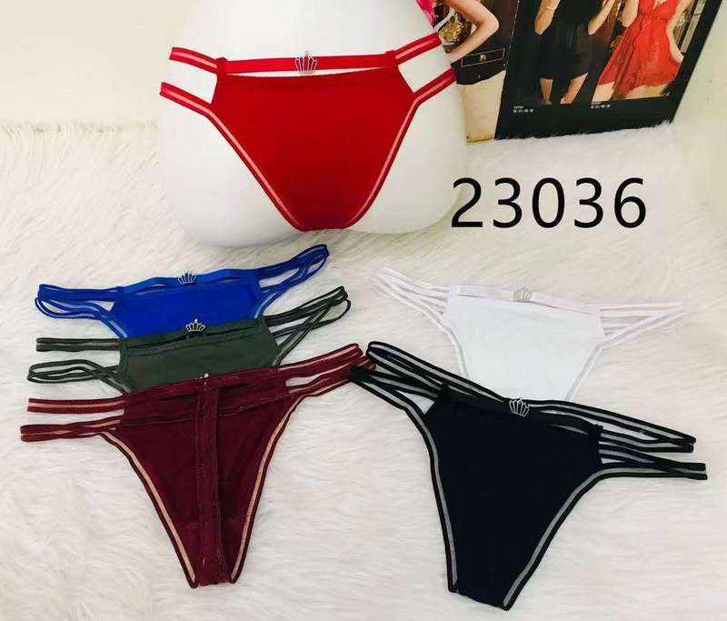 Women's Lace Thong Strappy Underwear Panties Pack of 6