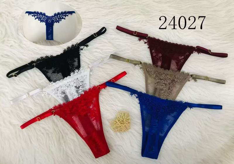 Women's Lace Thong Strappy Underwear Panties Pack of 6