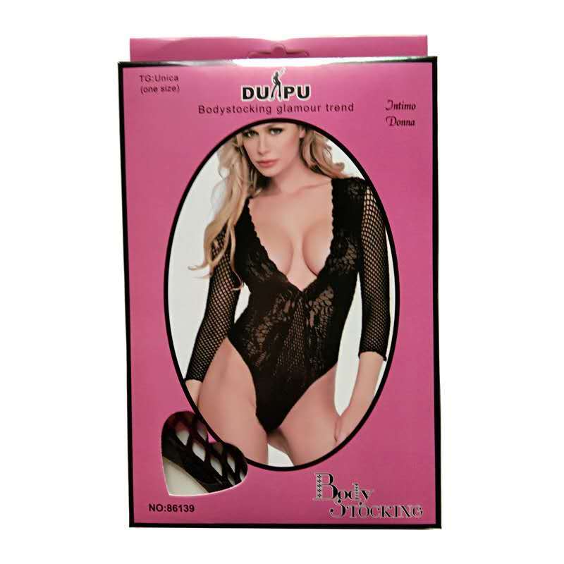 Women Sexy Fishnet Body Stocking  Lingerie Set