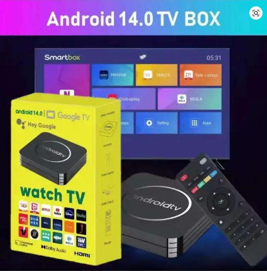 Google TV Android 14.0 Watch TV Box 4K Ultra