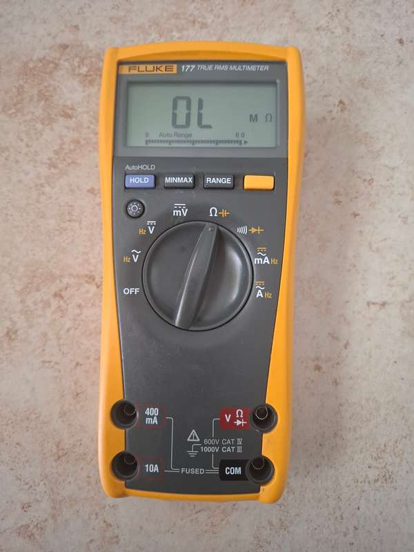 Fluke 177 True-RMS Digital Multimeter with display backlight