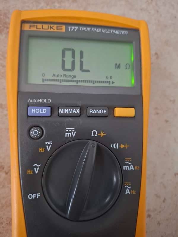 Fluke 177 True-RMS Digital Multimeter with display backlight