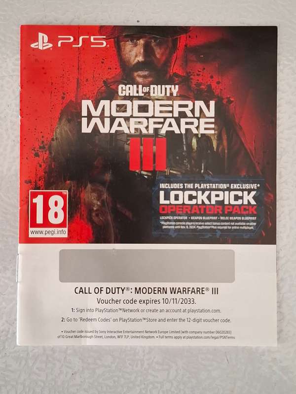 Call of Duty: Modern Warfare III (PS5) - Digital Code