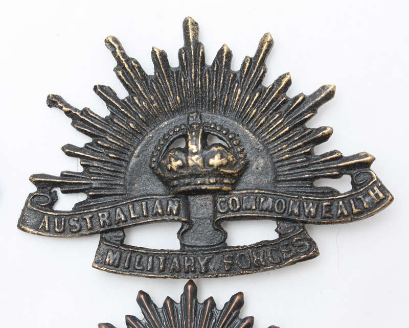 Australian Commonwealth Military Forces Badge x 4