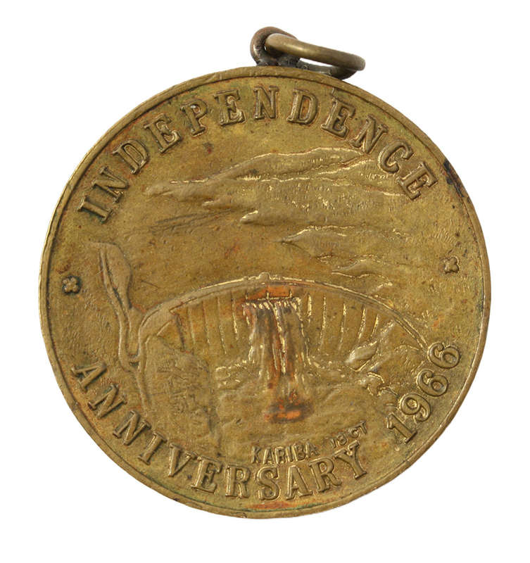 Rhodesian Independence Anniversary Medallion 1965/6