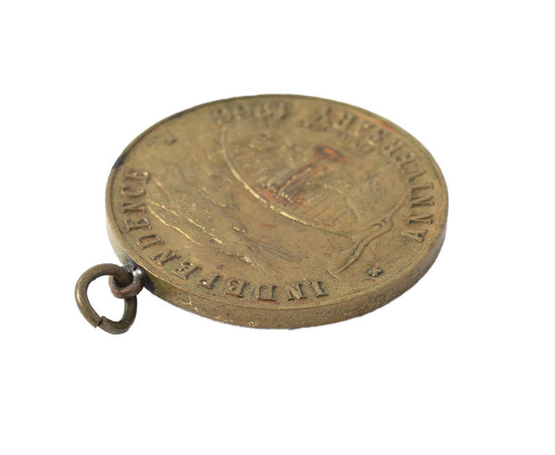 Rhodesian Independence Anniversary Medallion 1965/6