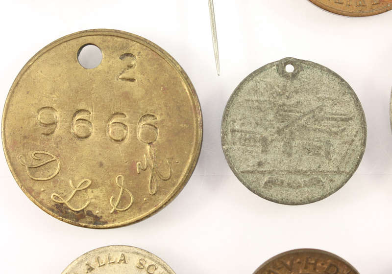 Collection of Medallions Tokens Badges