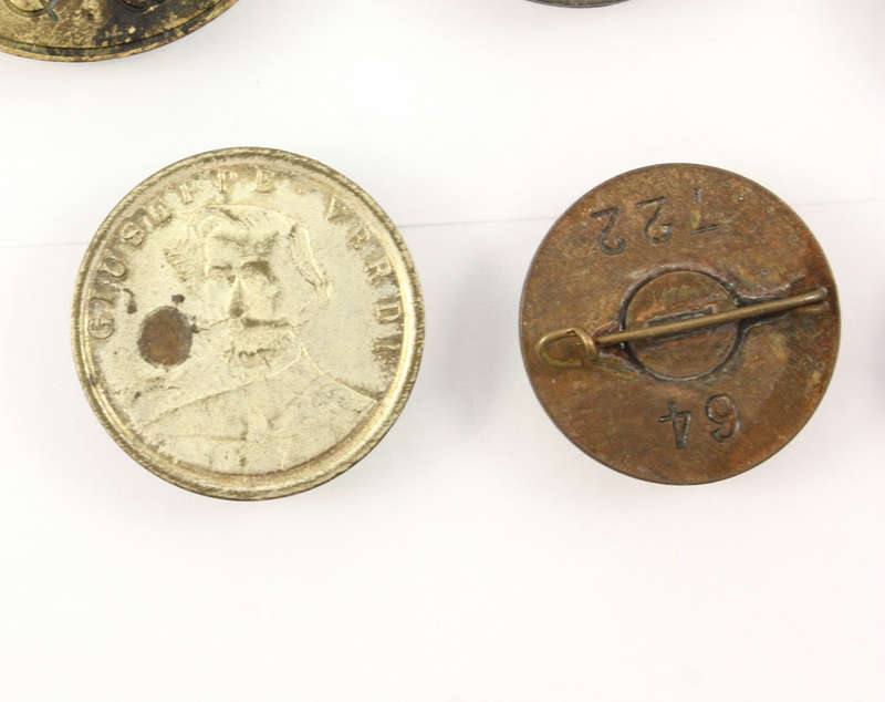 Collection of Medallions Tokens Badges