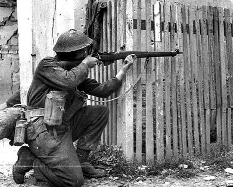 Lee Enfield No.4 Butt Plate and Front Sight Protector