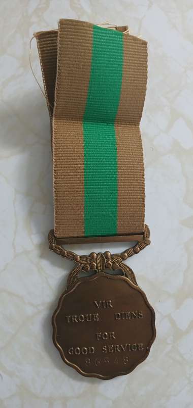 SADF+  Good Service Medal, Bronze