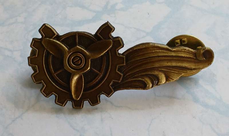 SA Navy Machinery Officer's Breast Badge