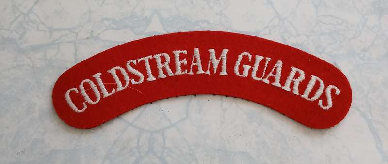 Coldstream Guards Shoulder Title