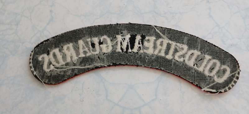Coldstream Guards Shoulder Title