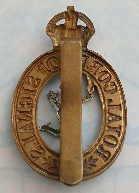 Royal Corps of Signals Cap Badge
