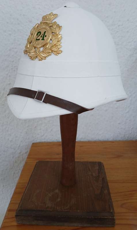 Anglo-Zulu War Era Helmet 24th Regiment of Foot- reproduction
