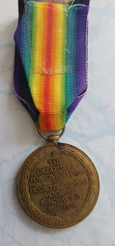 WW1 Victory Medal - named