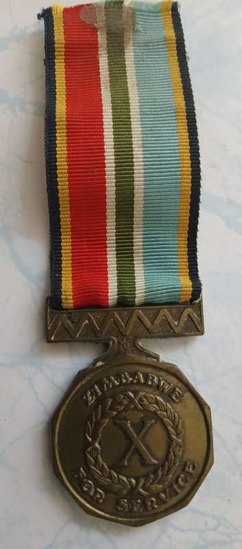 Zimbabwe 10 Year Service Medal