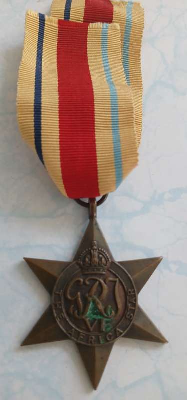 WW2 Africa Star - named M prefix