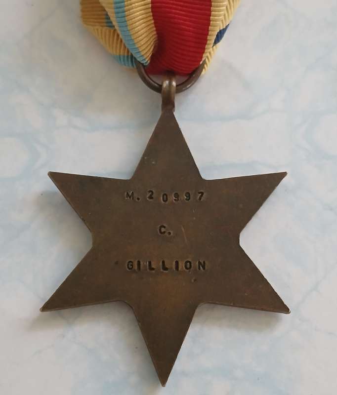 WW2 Africa Star - named M prefix
