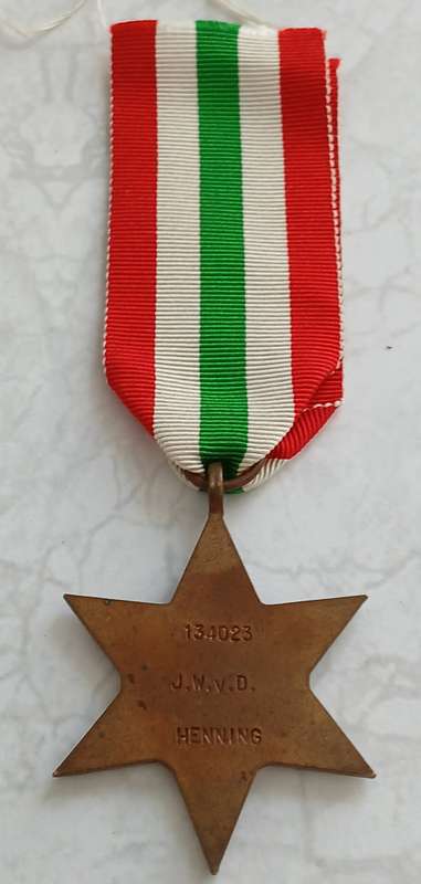 WW2 Era Italy Star