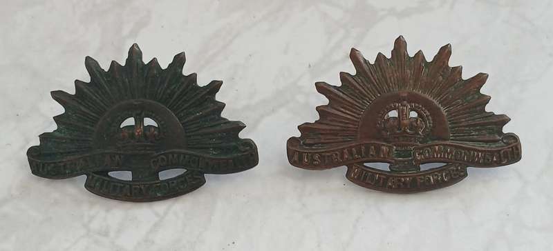 Australian Commonwealth Military Forces Collars