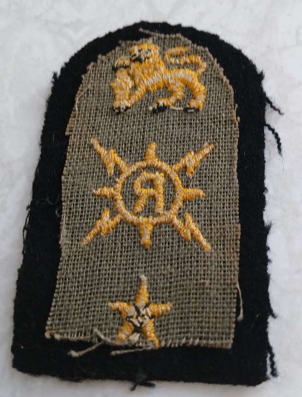 SA Navy CPO/WO Collar