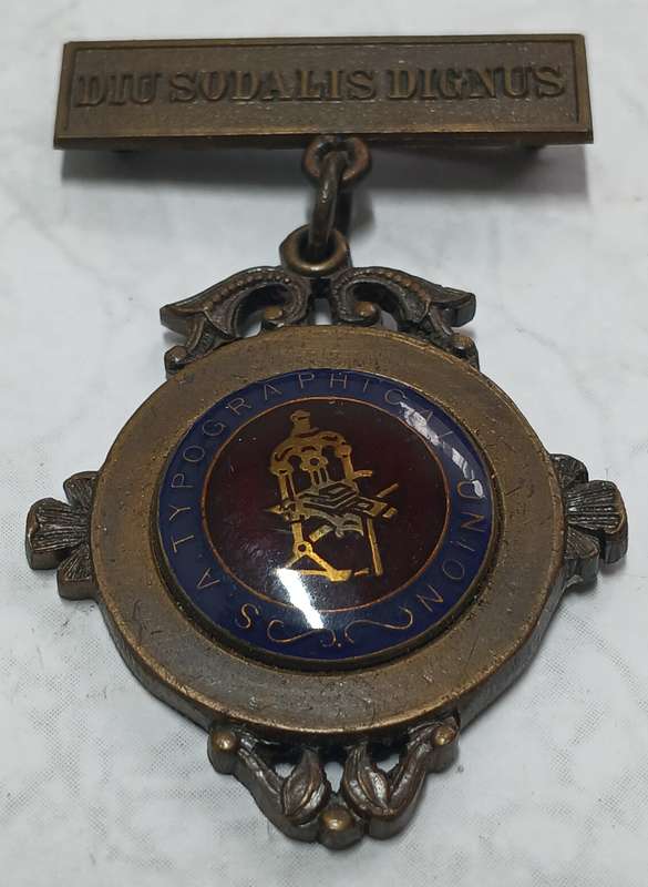 Typographical Union Medal 1975