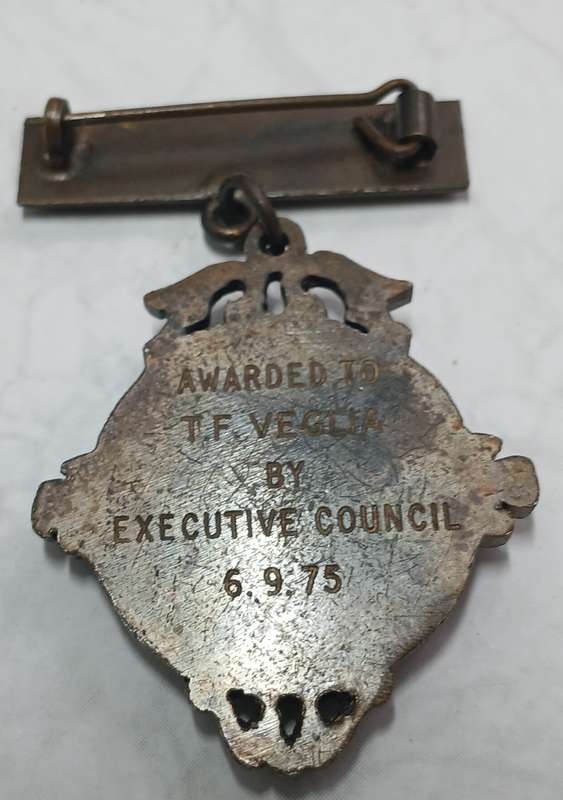 Typographical Union Medal 1975