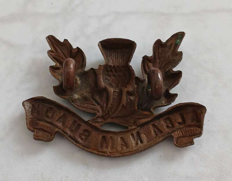 Transvaal Scottish Collar Badge