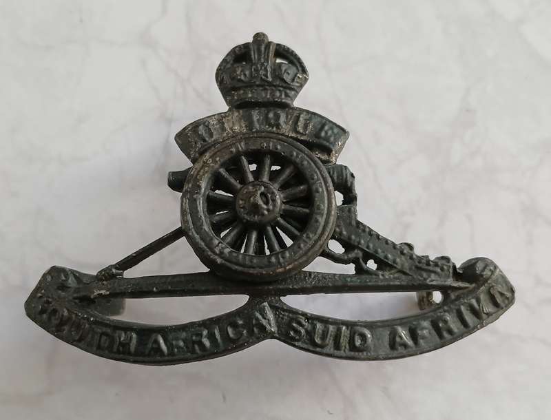SA Artillery Corps Cap Badge
