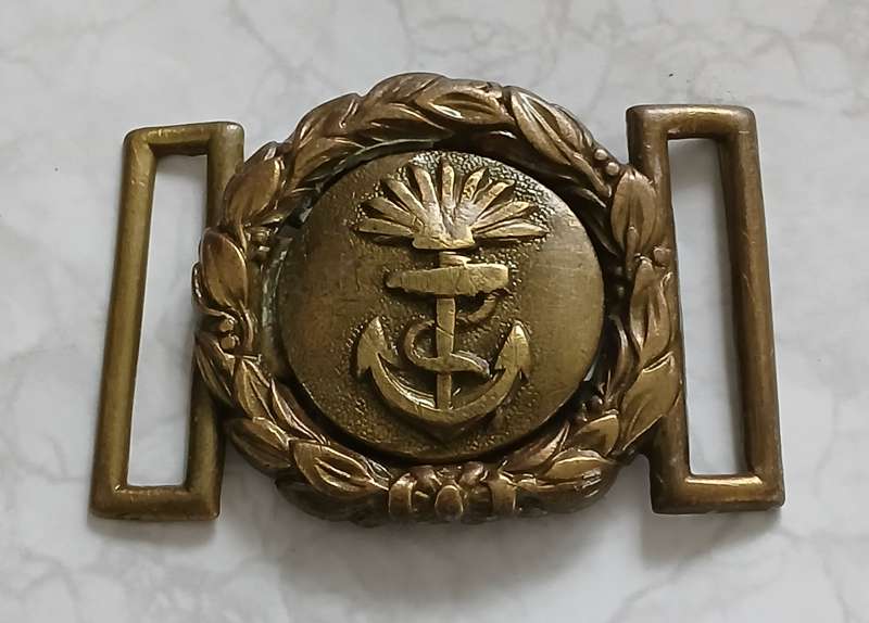 P & O Shipping Line Belt Buckle