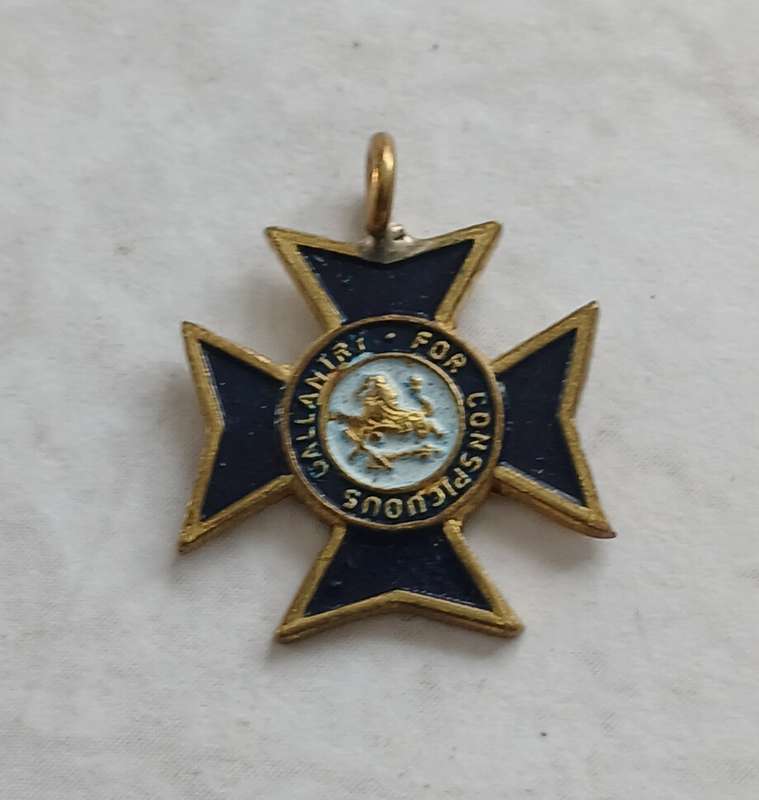 RHODESIA POLICE CONSPICUOUS GALLANTRY CROSS MEDAL - miniature - reproduction