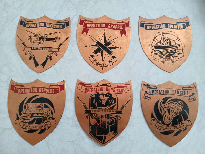 Rhodesian  Operations Copper Plaques