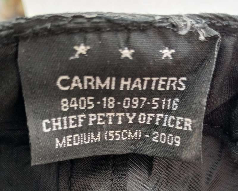 SA Navy CPO Cap