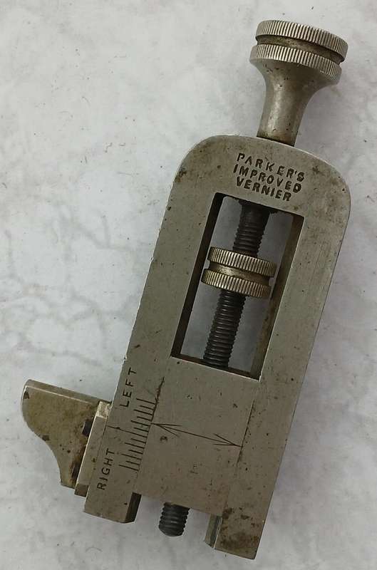 Parkers Improved Vernier Tool for Rifle Sights