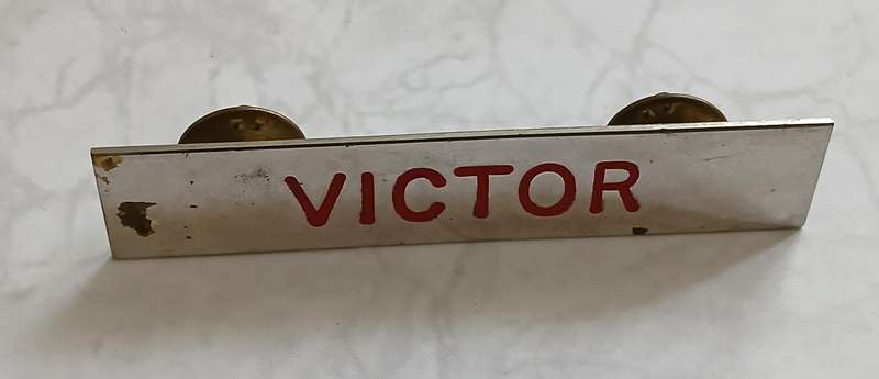 Victor Name Badge