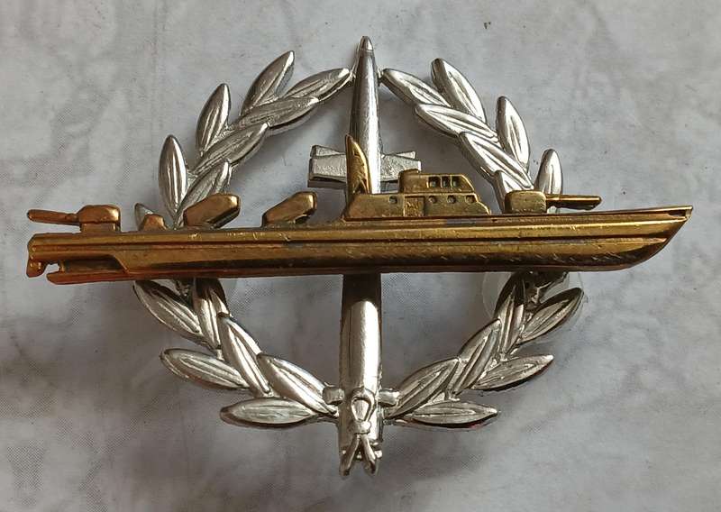 SA Navy Strike Craft Flotilla Breast Badge - voided cannons