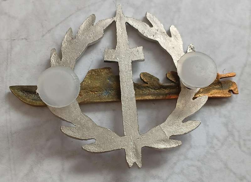 SA Navy Strike Craft Flotilla Breast Badge - voided cannons