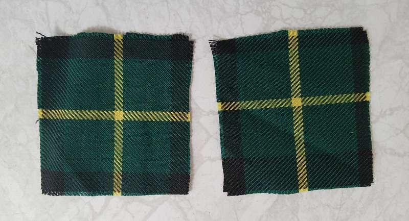 Cape Town Highlanders Balmoral Badge Tartan Backing
