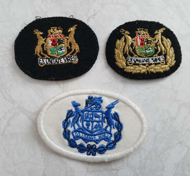 SA Navy Warrant Officer Rank Insignia x3