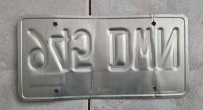 US Number Plate