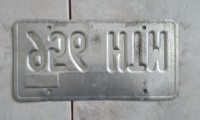 US Number Plate