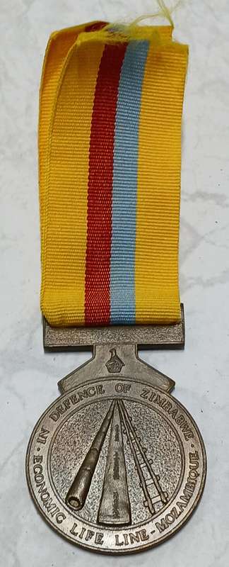 The Defence of Zimbabwe Economic Life Line Medal