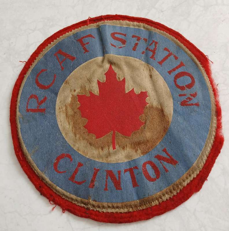 Royal Canadian Air Force Station Clinton Cloth Patch